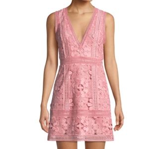 ALICE + OLIVIA: Zula Lace Mini Dress (Size US 4)
